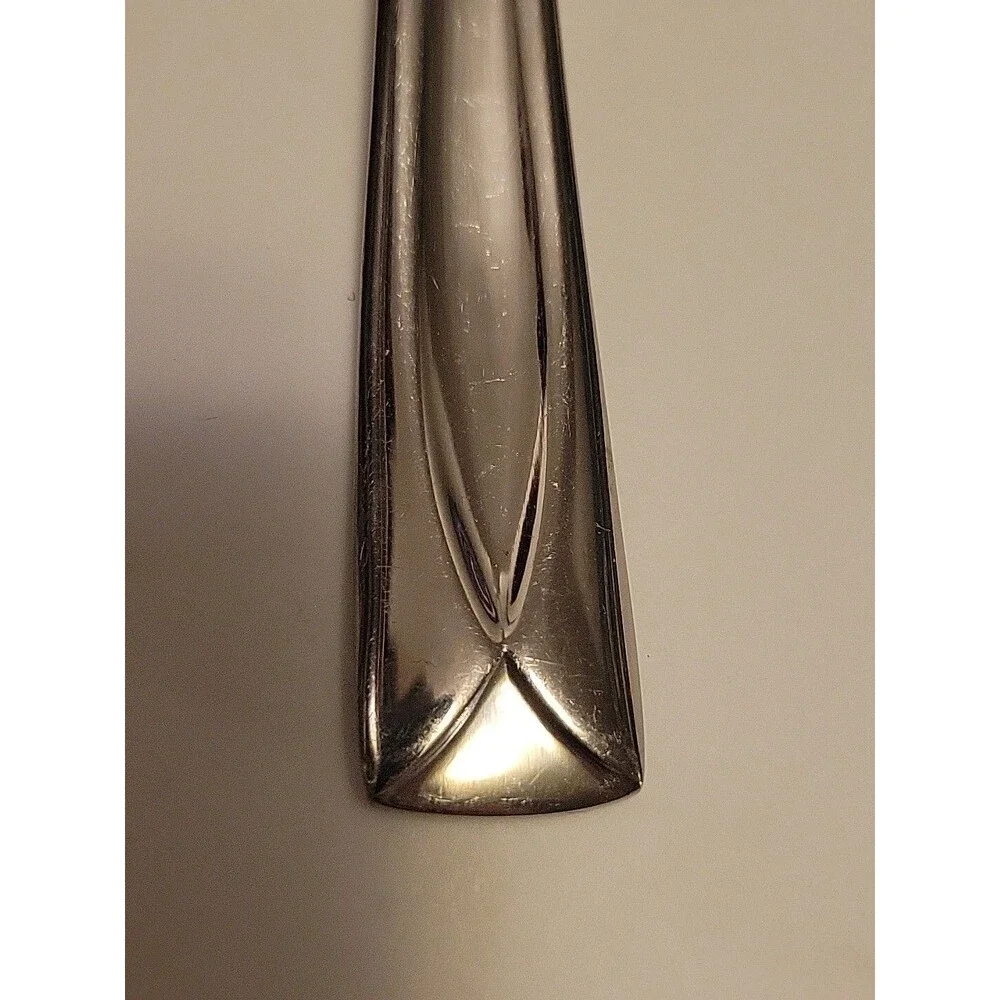 Oneida Lincoln Serving Spoons Slotted Stainless Flatware Lot of 2